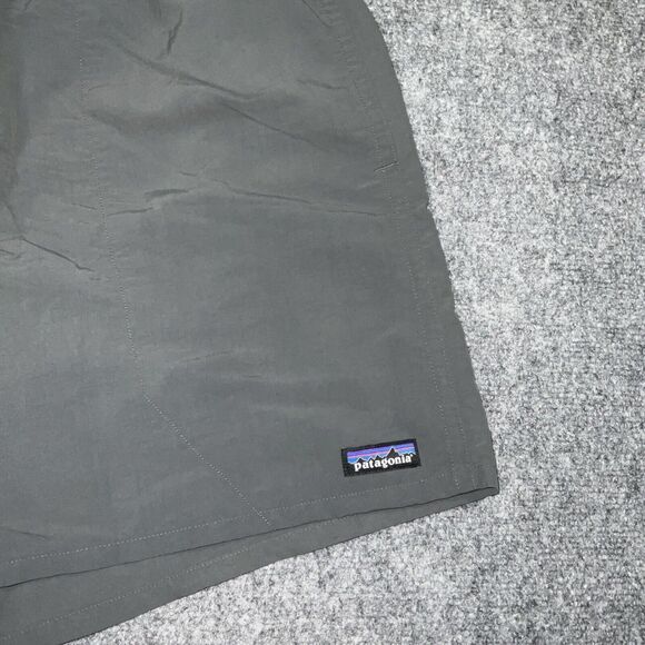 Patagonia Shorts Mens Size L Grey Baggies Swim Trunks Lined Outdoors Hiking - Picture 3 of 12